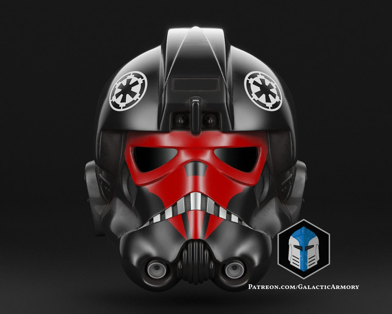 Tie Fighter Pilot Helmet - 3D Print Files 4 Tie Fighter Pilot Helmet - 3D Print Files - Image 2