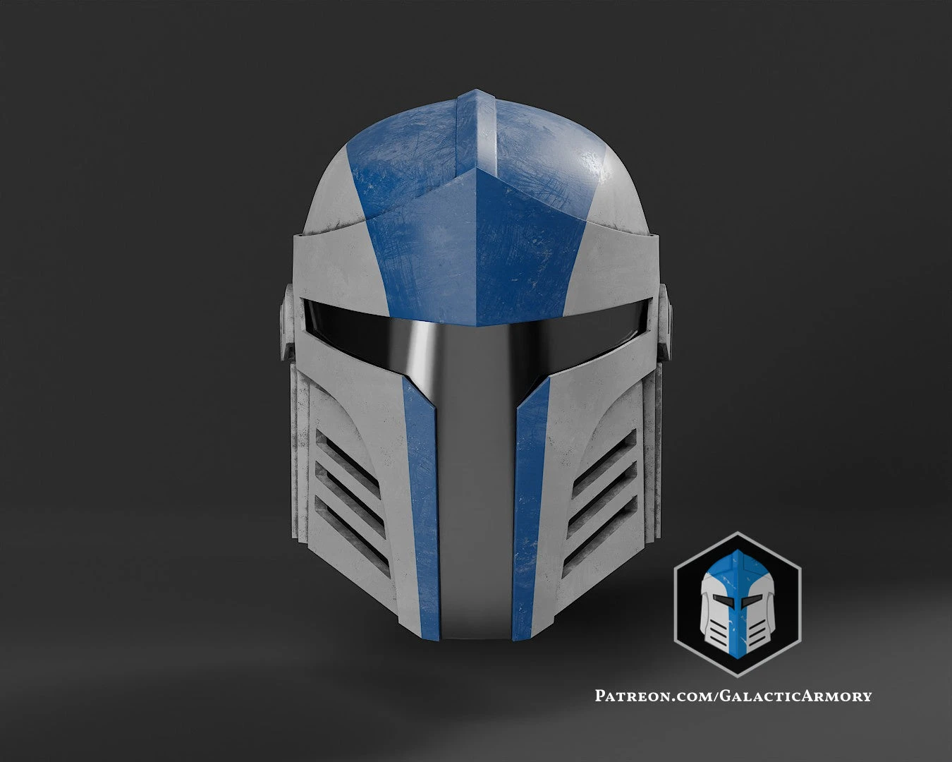Galactic Mandalorian Helmet - 3D Print Files 5 Galactic Mandalorian Helmet - 3D Print Files - Image 3