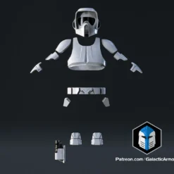 Scout Trooper Armor And Blaster - 3D Print Files -Galacticarmory Store 10000 9