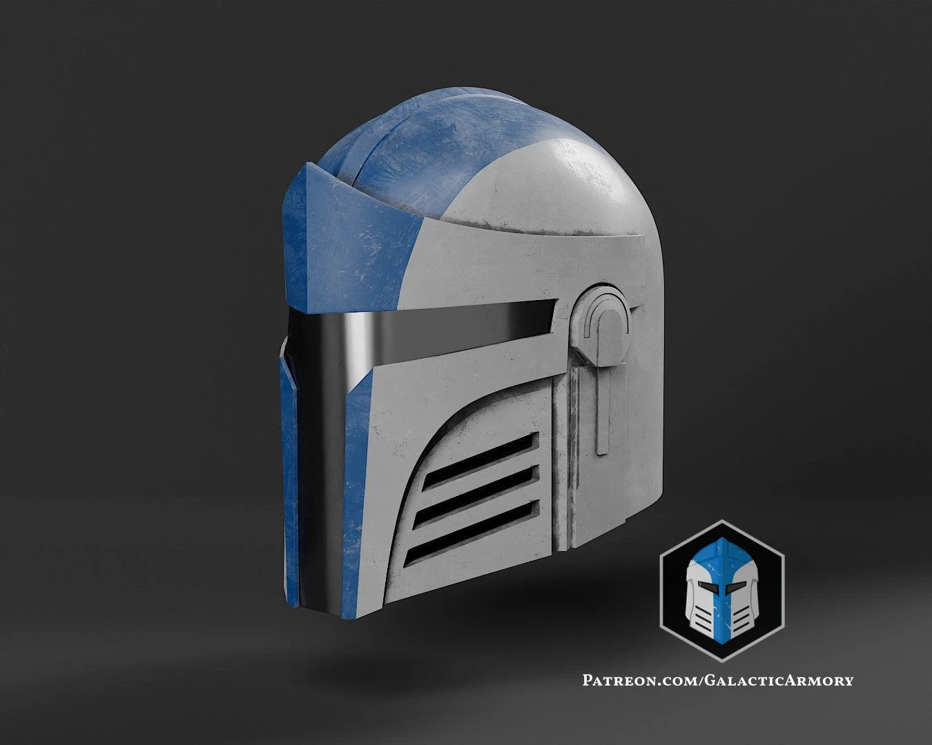 Galactic Mandalorian Helmet - 3D Print Files 7 Galactic Mandalorian Helmet - 3D Print Files - Image 5