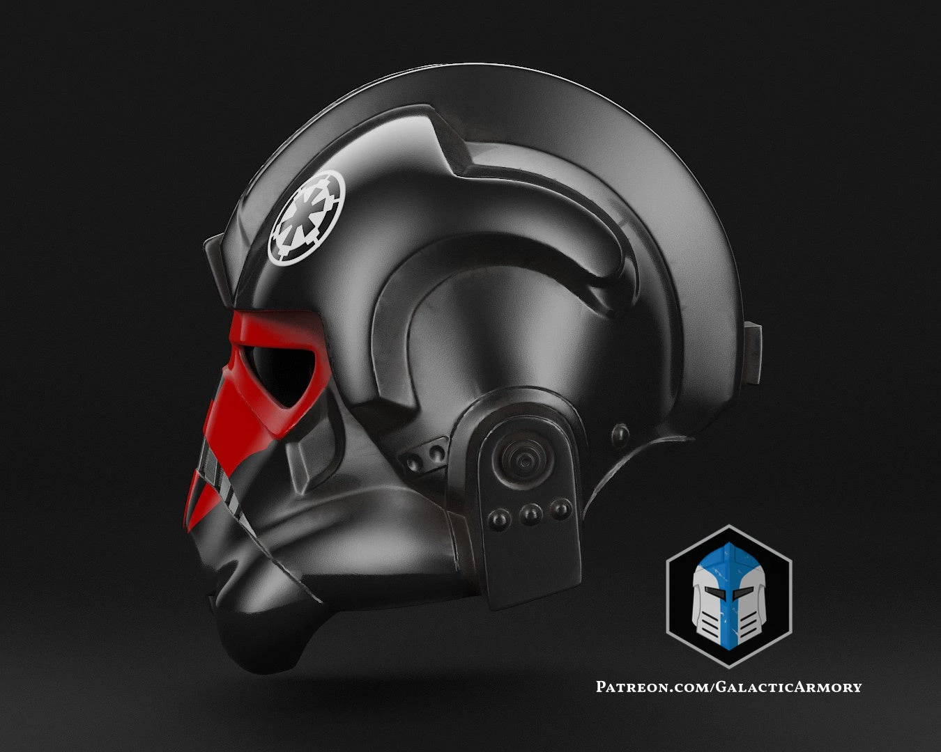 Tie Fighter Pilot Helmet - 3D Print Files 7 Tie Fighter Pilot Helmet - 3D Print Files - Image 5