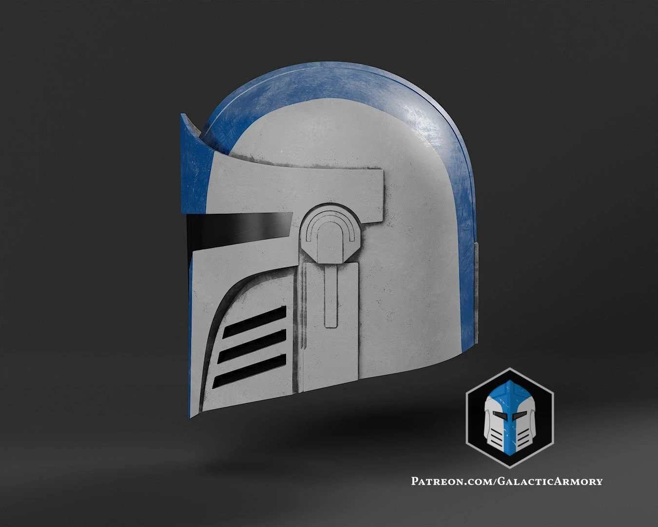 Galactic Mandalorian Helmet - 3D Print Files 8 Galactic Mandalorian Helmet - 3D Print Files - Image 6