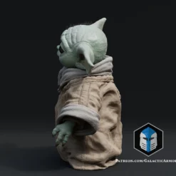 Grogu Figurine - Pose 1 - 3D Print Files -Galacticarmory Store 10002 3 9fa6b450 2d38 4b25 8531 c75a6a783793