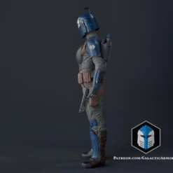 Bo Katan Figurine - Pose 1 - 3D Print Files -Galacticarmory Store 10002 4 0d72e8ee ec12 40ad a6e5 e2f025321698