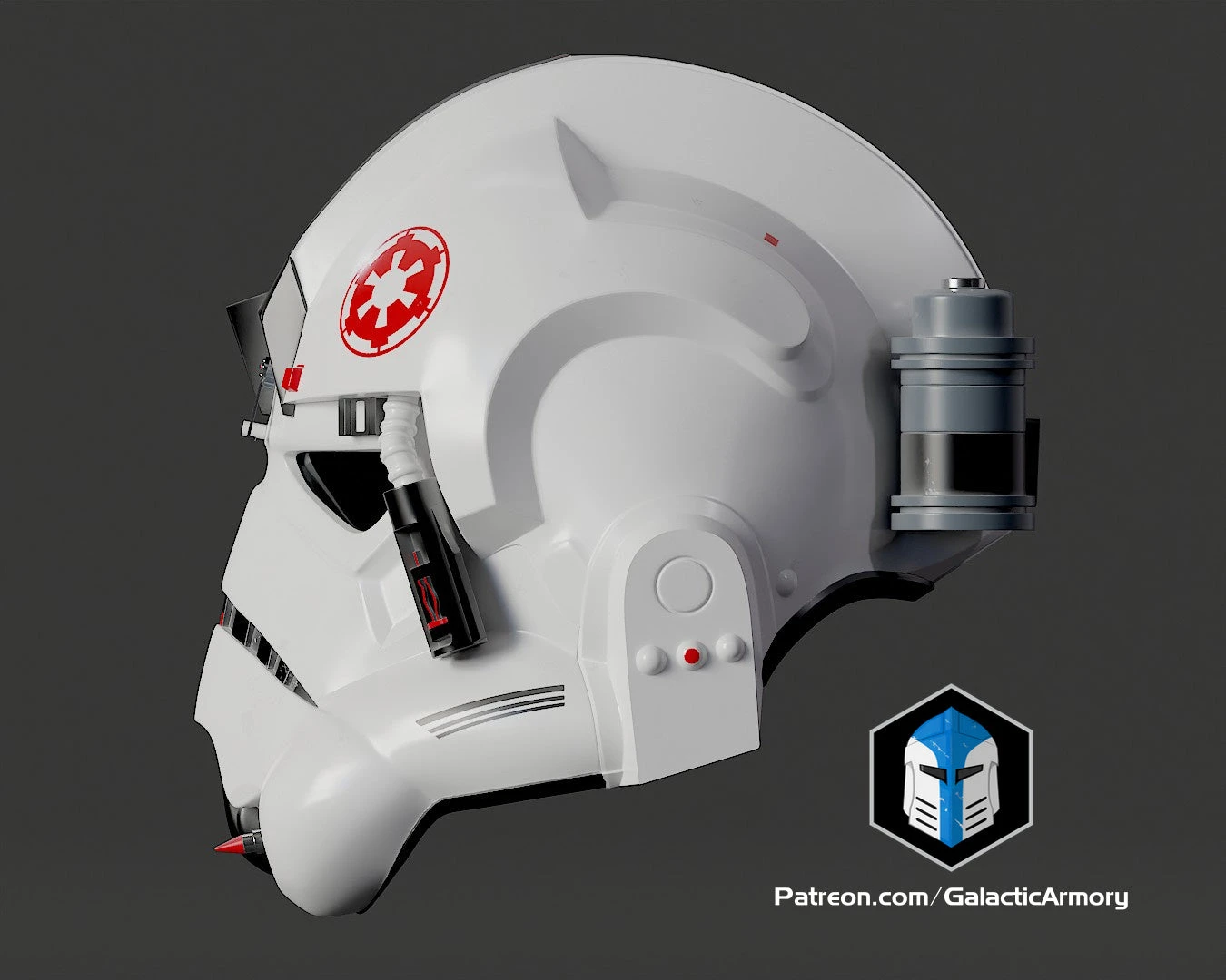 AT-AT Driver Helmet - 3D Print Files 9 AT-AT Driver Helmet - 3D Print Files - Image 7