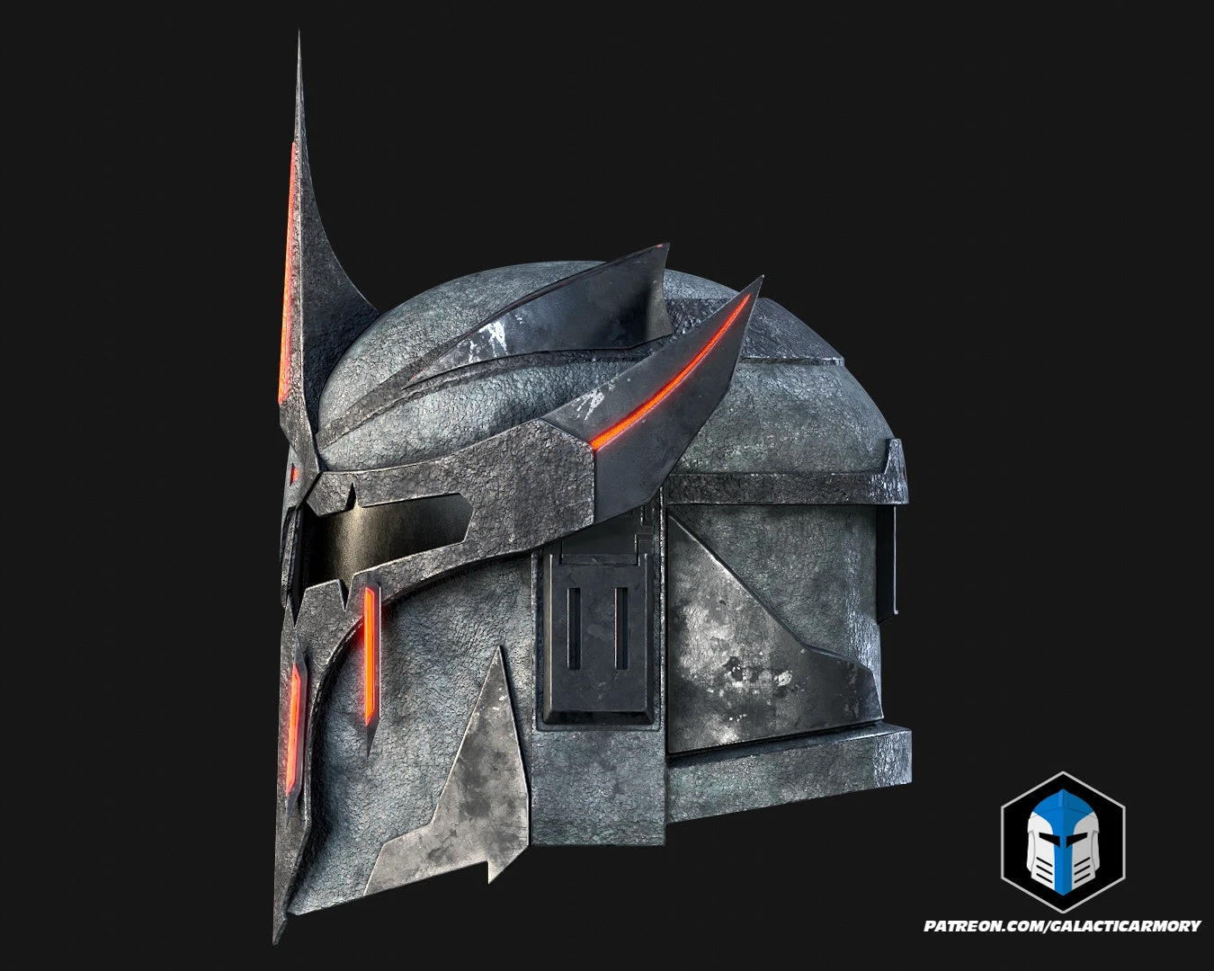 Demonic Mando Helmet - 3D Print Files 9 Demonic Mando Helmet - 3D Print Files - Image 7