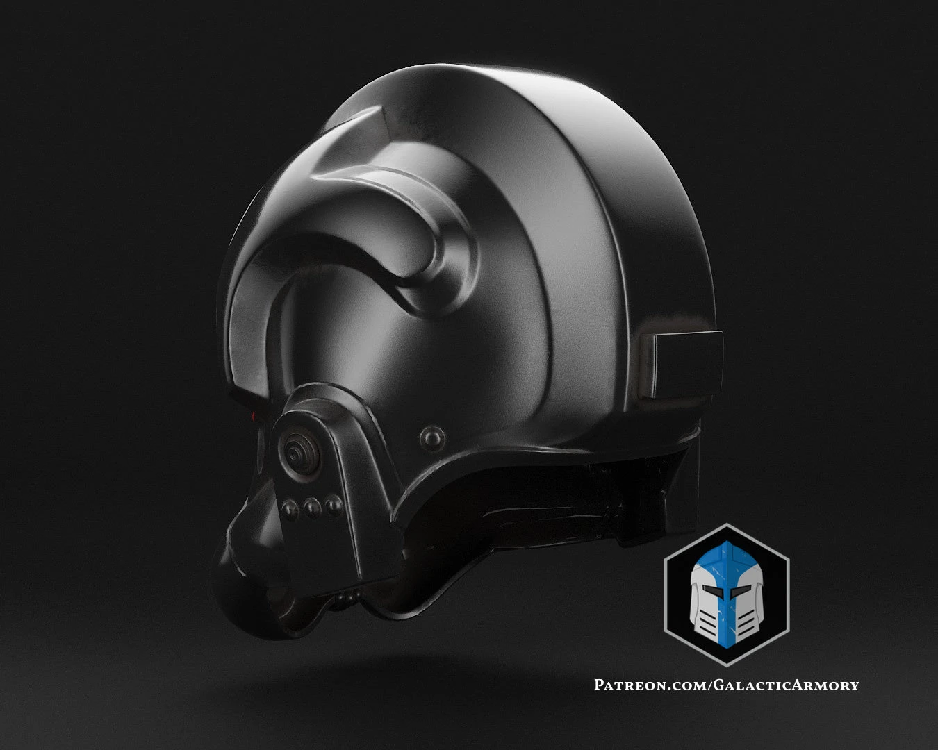 Tie Fighter Pilot Helmet - 3D Print Files 8 Tie Fighter Pilot Helmet - 3D Print Files - Image 6