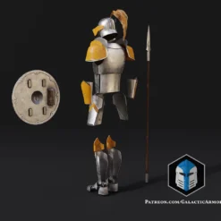 Bartok Medieval Commander Cody Armor - 3D Print Files -Galacticarmory Store 10003 1 d641affd a4e2 43de 9382 4fcab76611b3