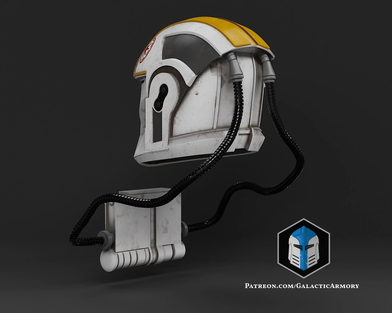 Phase 1 Clone Trooper Pilot Helmet - 3D Print Files 9 Phase 1 Clone Trooper Pilot Helmet - 3D Print Files - Image 7
