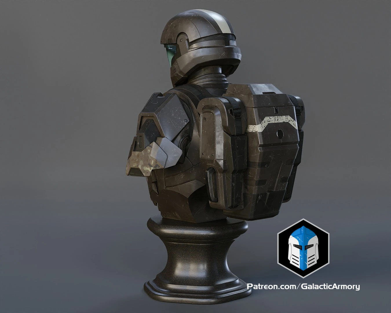 ODST Bust - 3D Print Files 9 ODST Bust - 3D Print Files - Image 7