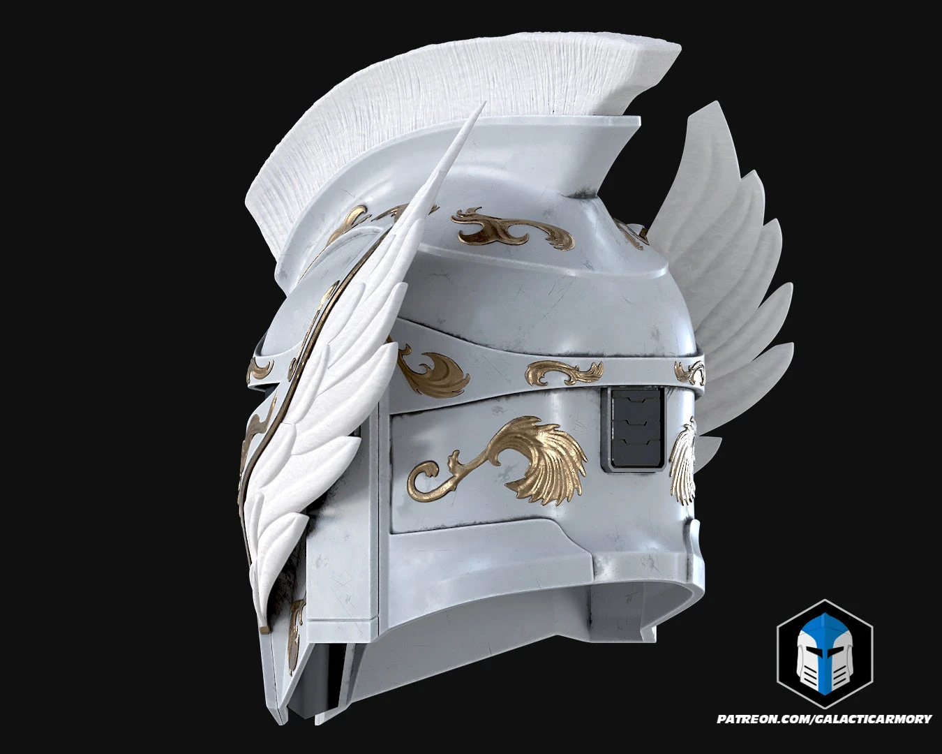 Angelic Mando Helmet - 3D Print Files 9 Angelic Mando Helmet - 3D Print Files - Image 7