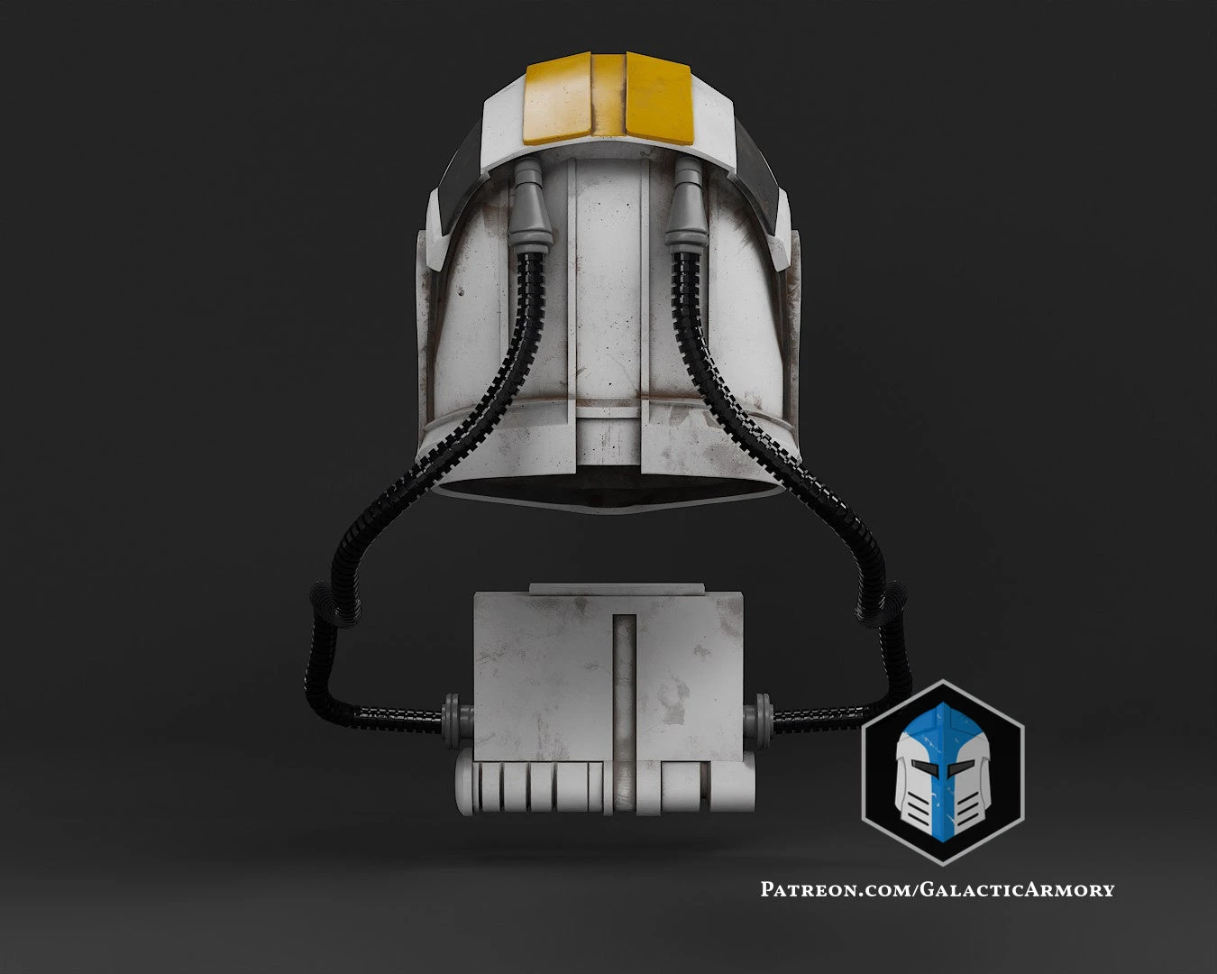 Phase 1 Clone Trooper Pilot Helmet - 3D Print Files 10 Phase 1 Clone Trooper Pilot Helmet - 3D Print Files - Image 8