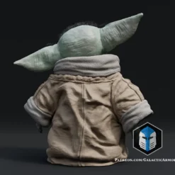 Grogu Figurine - Pose 1 - 3D Print Files -Galacticarmory Store 10004 1 a14a16b8 aaf1 457f b521 01b02304e411