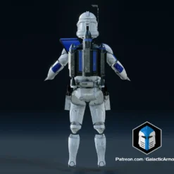 Realistic Captain Rex Armor - 3D Print Files -Galacticarmory Store 10004 3
