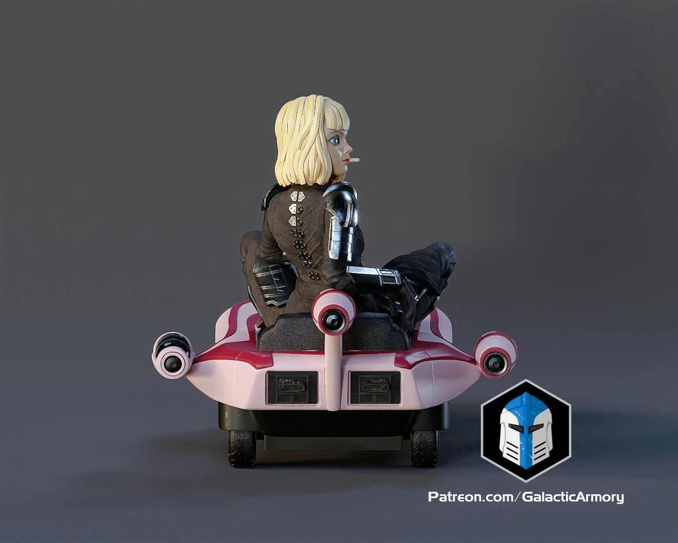 Shin Hati On A Speeder - 3D Print Files 11 Shin Hati On A Speeder - 3D Print Files - Image 9