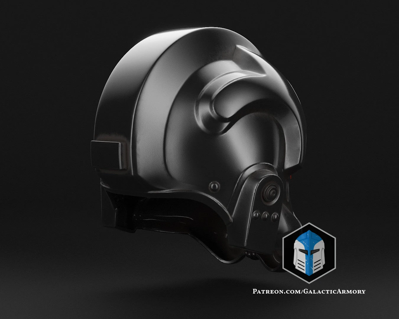 Tie Fighter Pilot Helmet - 3D Print Files 10 Tie Fighter Pilot Helmet - 3D Print Files - Image 8