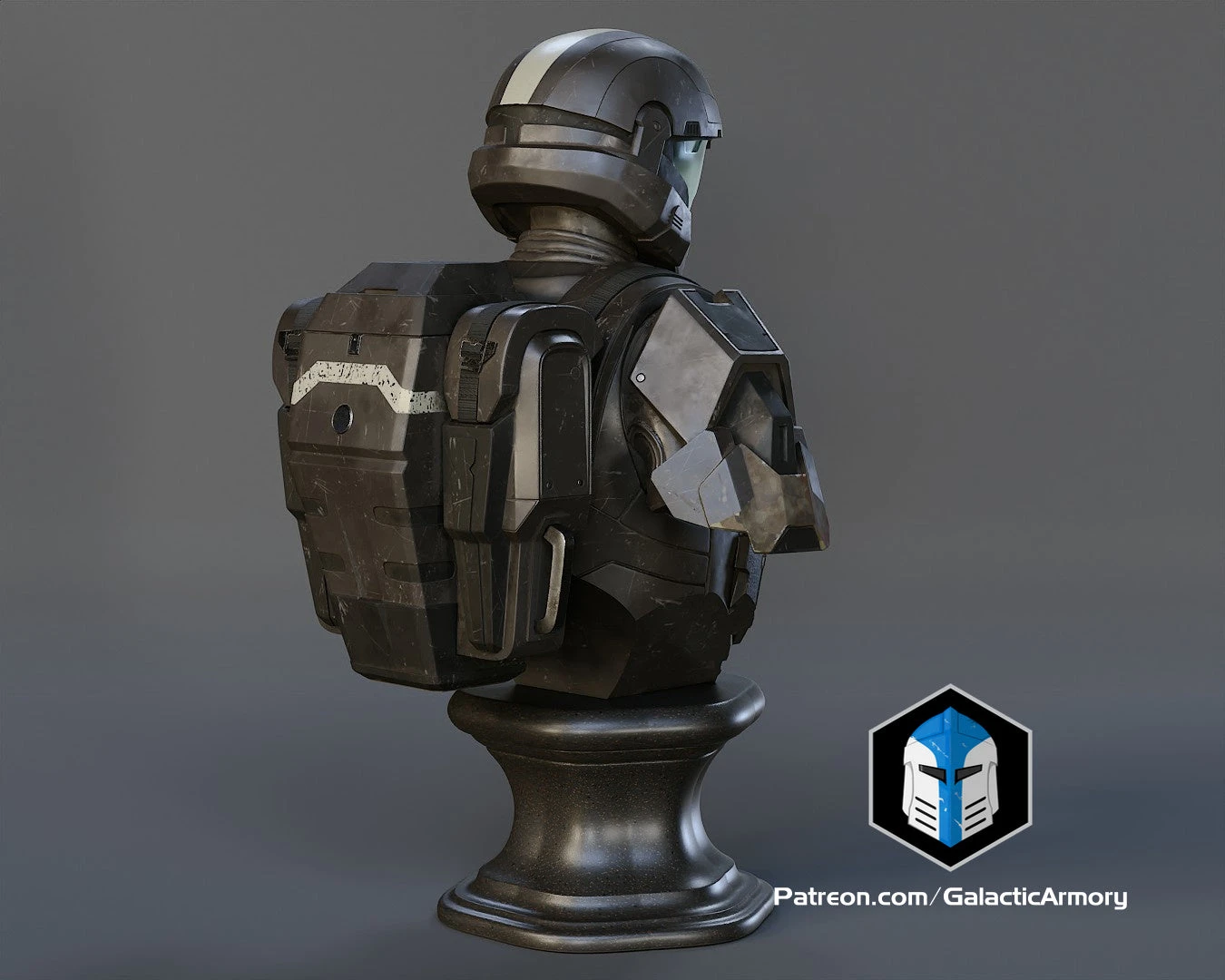 ODST Bust - 3D Print Files 11 ODST Bust - 3D Print Files - Image 9