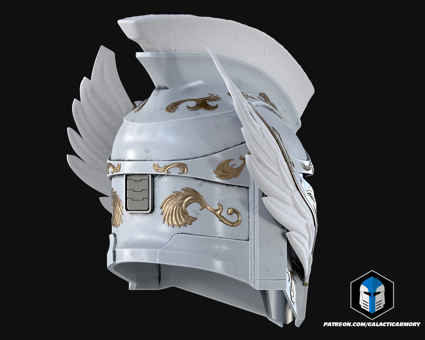 Angelic Mando Helmet - 3D Print Files 11 Angelic Mando Helmet - 3D Print Files - Image 9