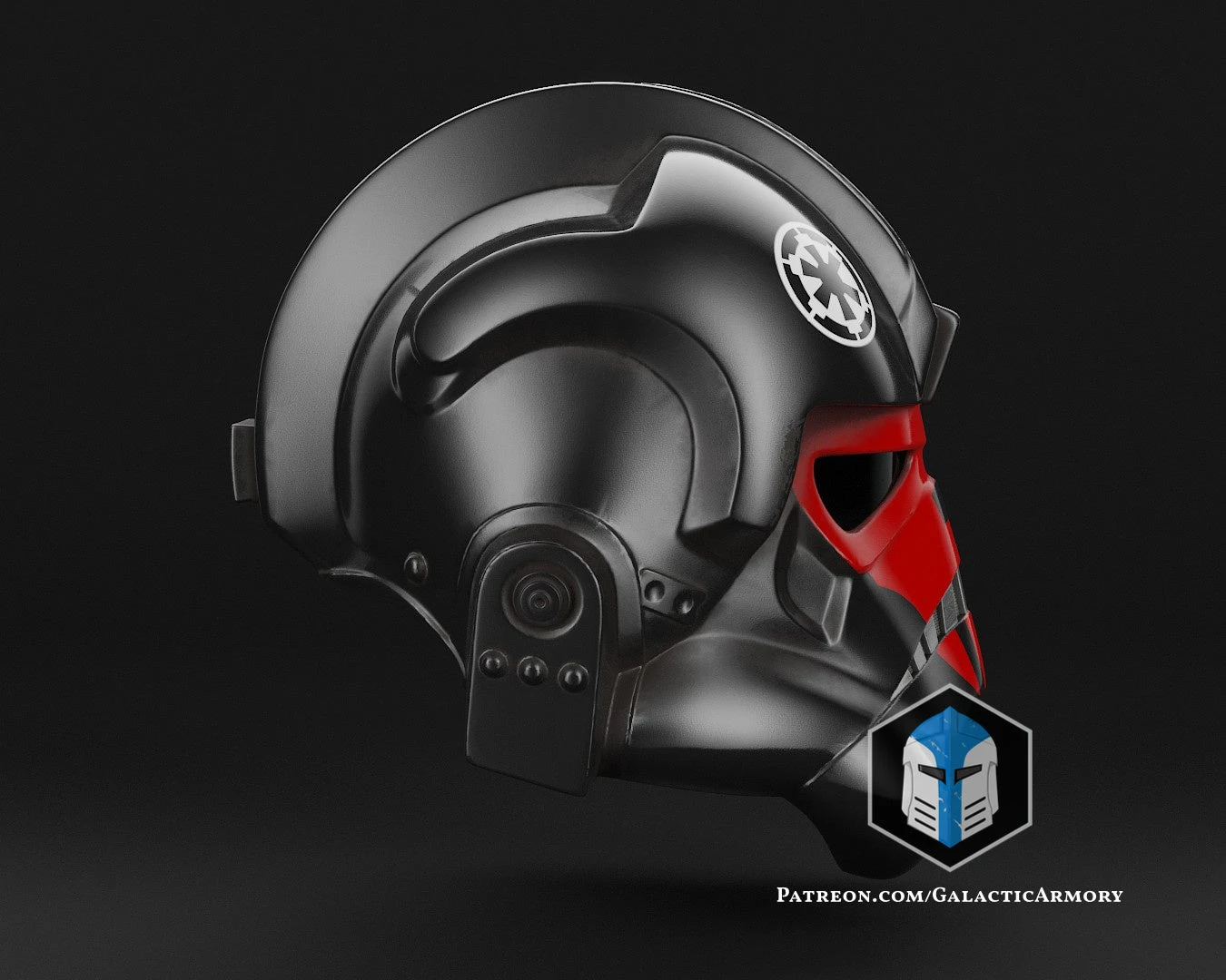 Tie Fighter Pilot Helmet - 3D Print Files 11 Tie Fighter Pilot Helmet - 3D Print Files - Image 9