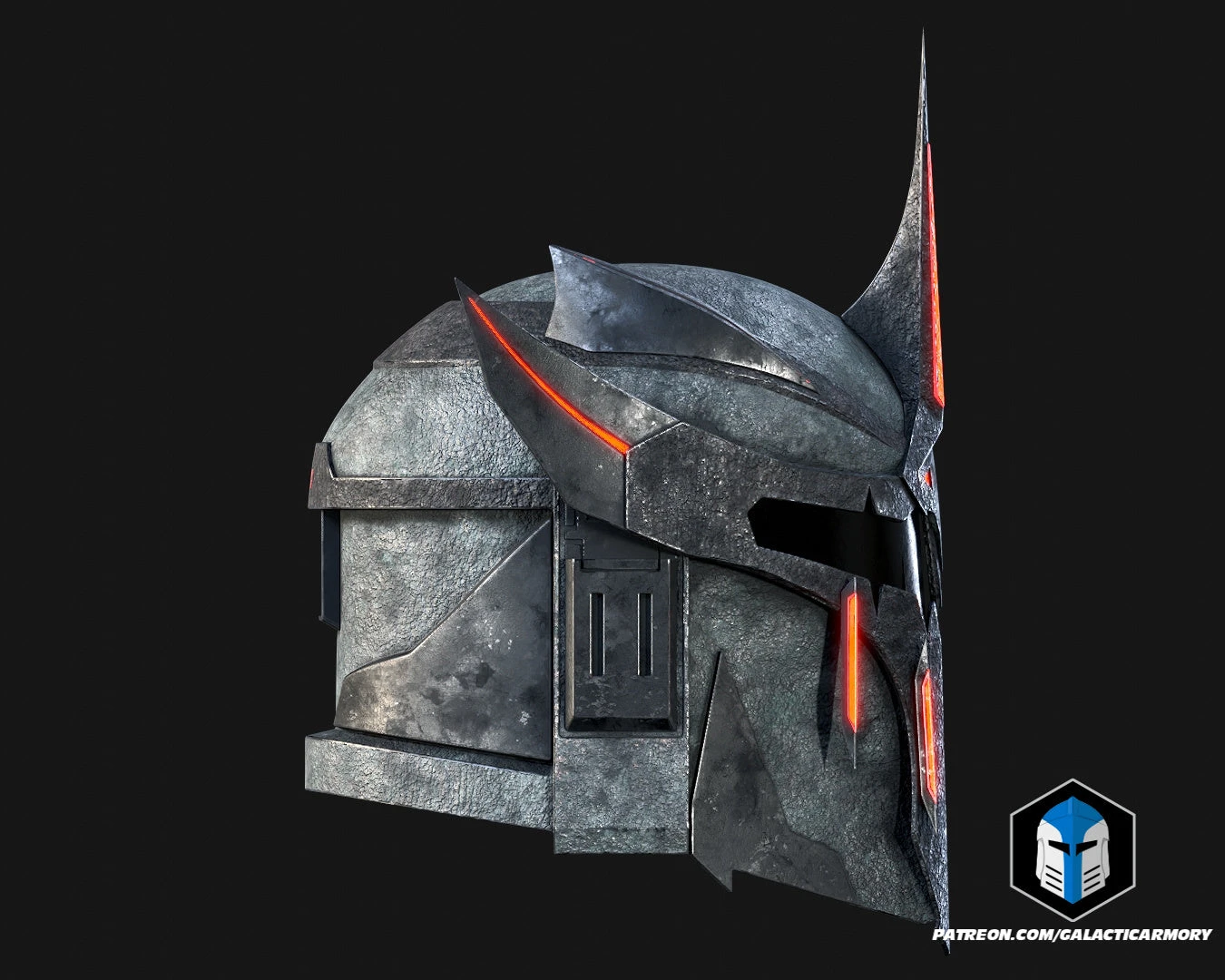 Demonic Mando Helmet - 3D Print Files 13 Demonic Mando Helmet - 3D Print Files - Image 11