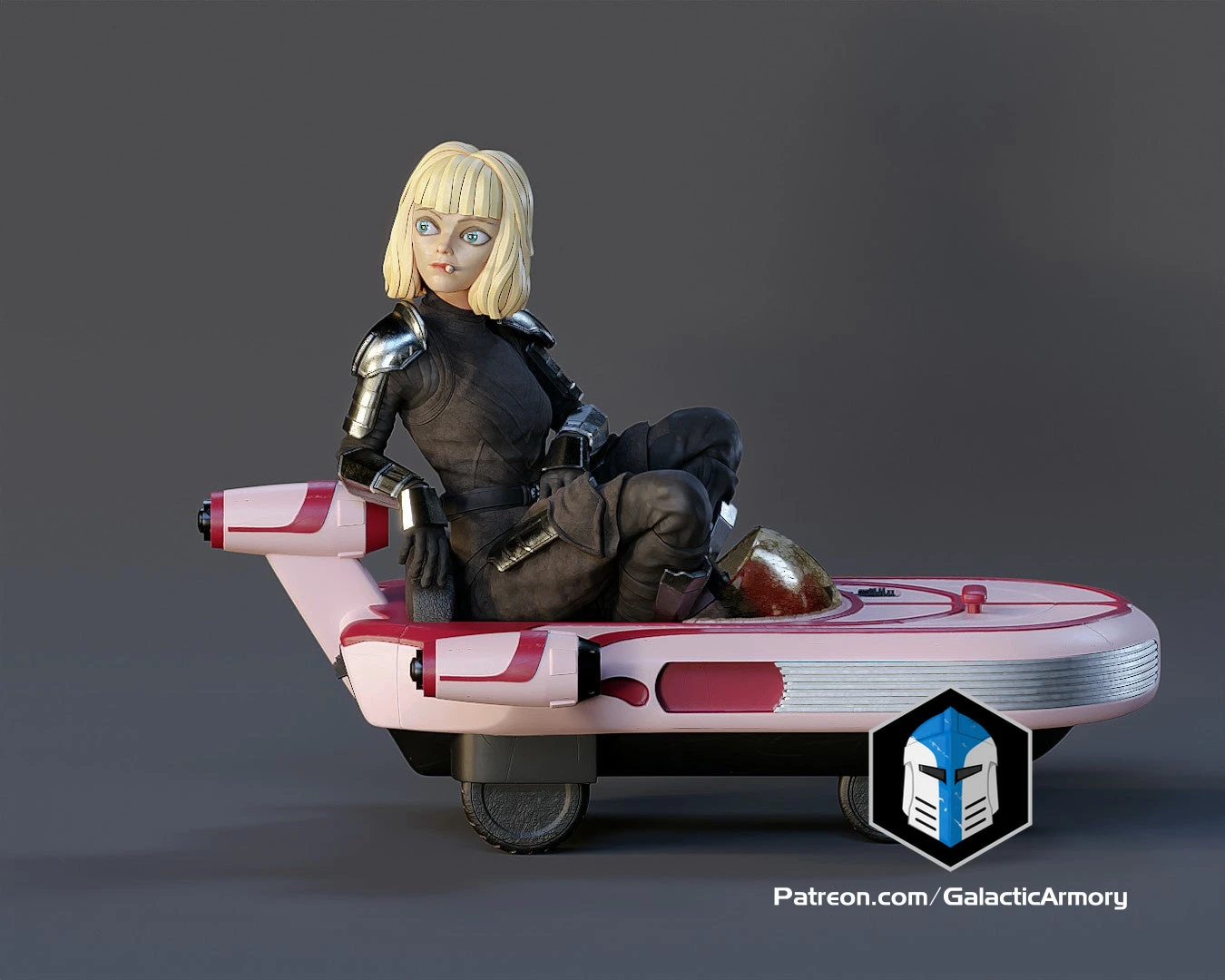 Shin Hati On A Speeder - 3D Print Files 12 Shin Hati On A Speeder - 3D Print Files - Image 10