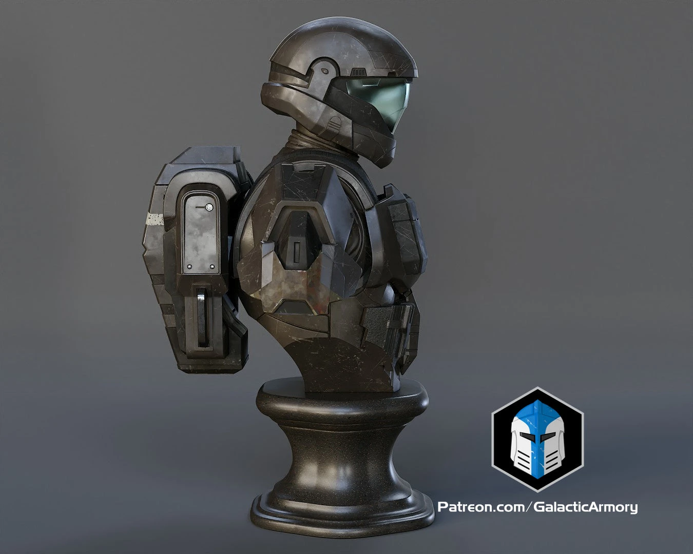 ODST Bust - 3D Print Files 12 ODST Bust - 3D Print Files - Image 10
