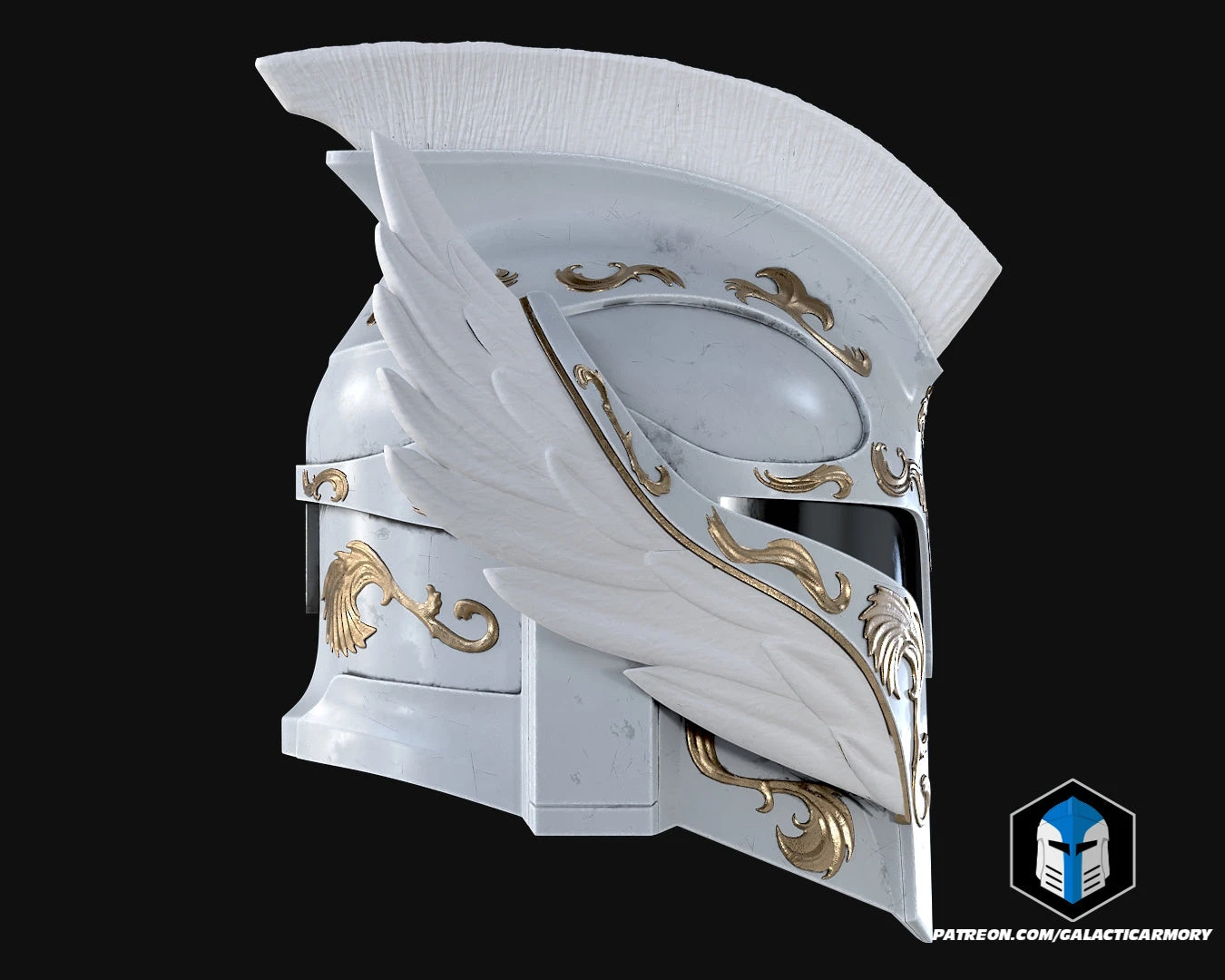 Angelic Mando Helmet - 3D Print Files 12 Angelic Mando Helmet - 3D Print Files - Image 10