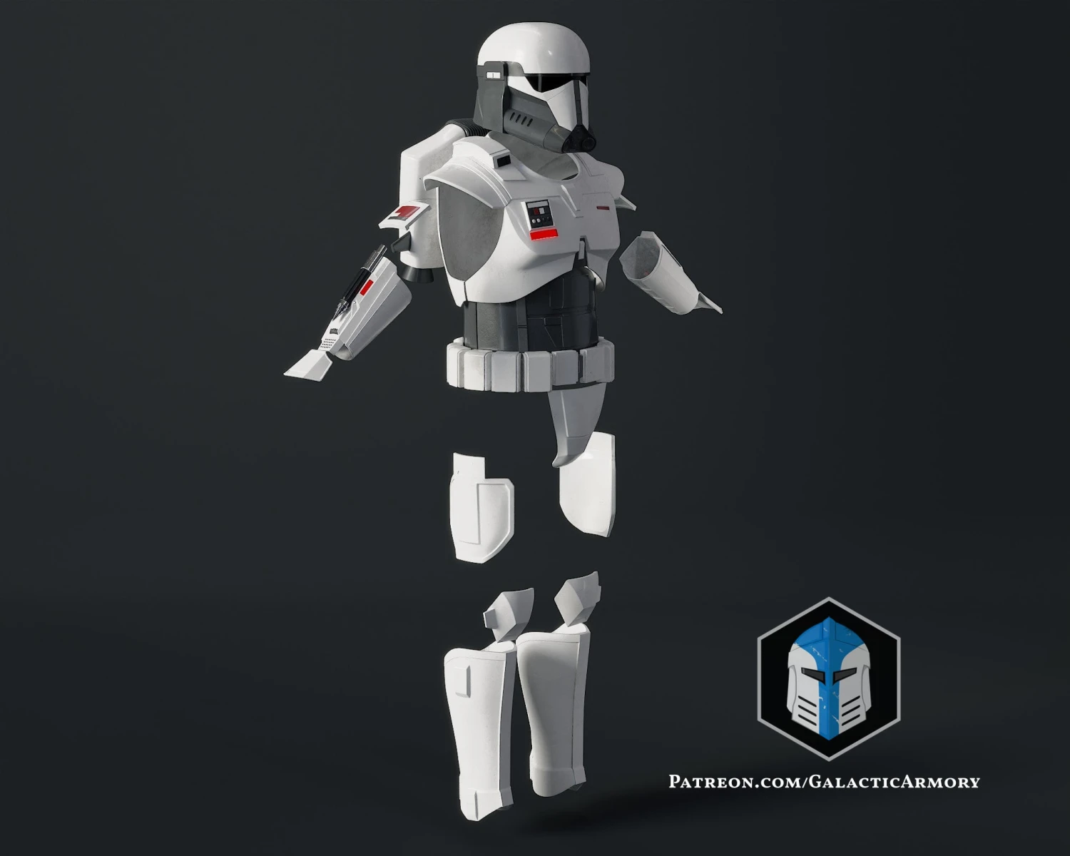 Imperial Mandalorian Commando Armor - 3D Print Files 17 Imperial Mandalorian Commando Armor - 3D Print Files - Image 15