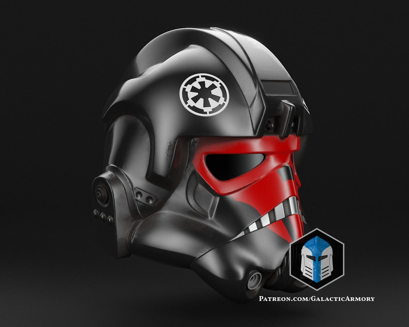 Tie Fighter Pilot Helmet - 3D Print Files 12 Tie Fighter Pilot Helmet - 3D Print Files - Image 10