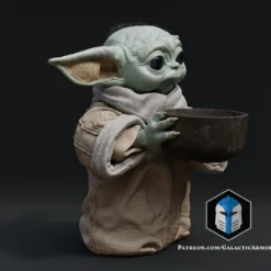 Grogu Figurine - Pose 4 - 3D Print Files -Galacticarmory Store 10007 1 752ecf8e e4e9 4c7a 84d2 f93407e7749b