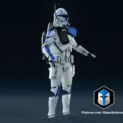 Realistic Captain Rex Armor - 3D Print Files -Galacticarmory Store 10007 4