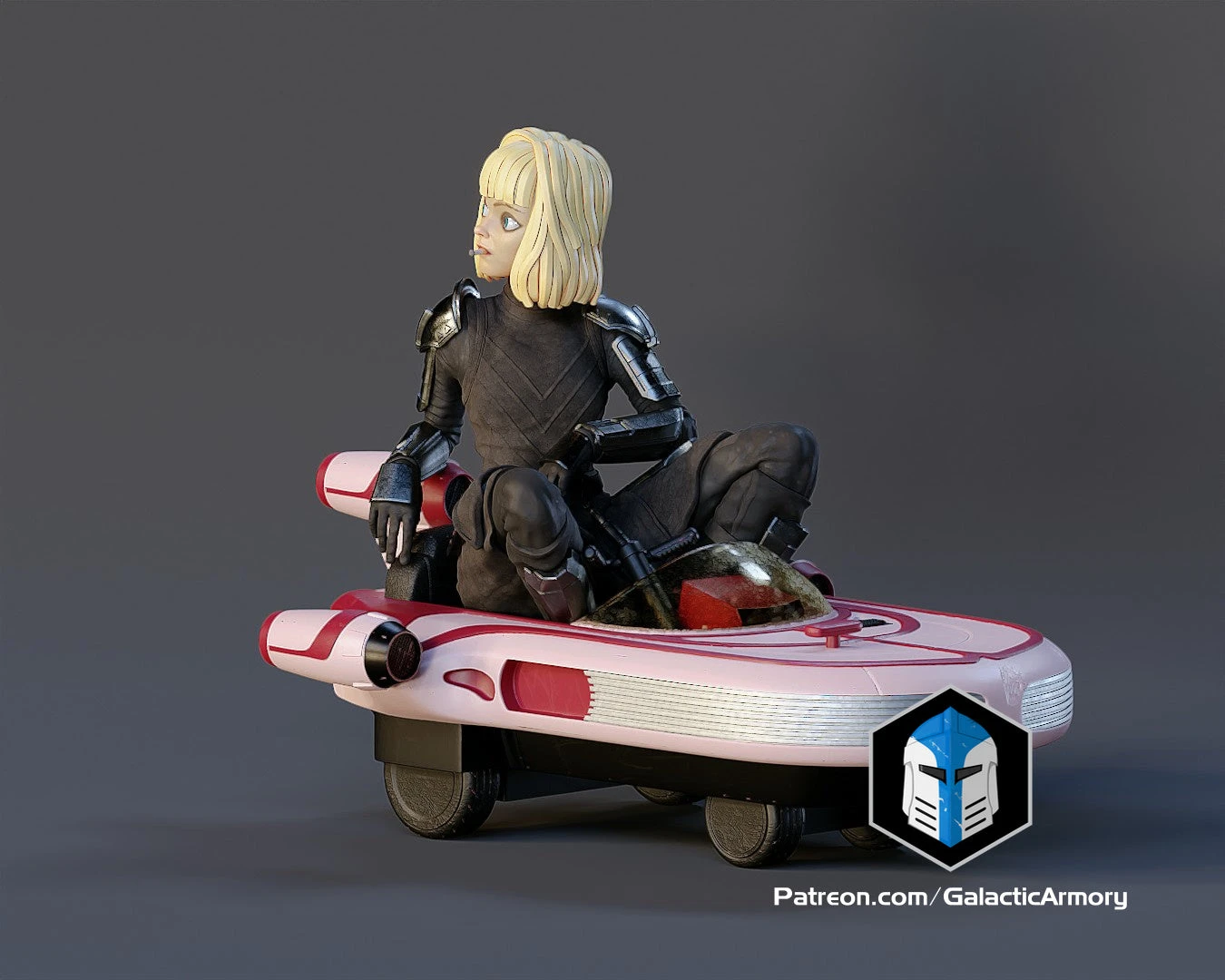 Shin Hati On A Speeder - 3D Print Files 13 Shin Hati On A Speeder - 3D Print Files - Image 11