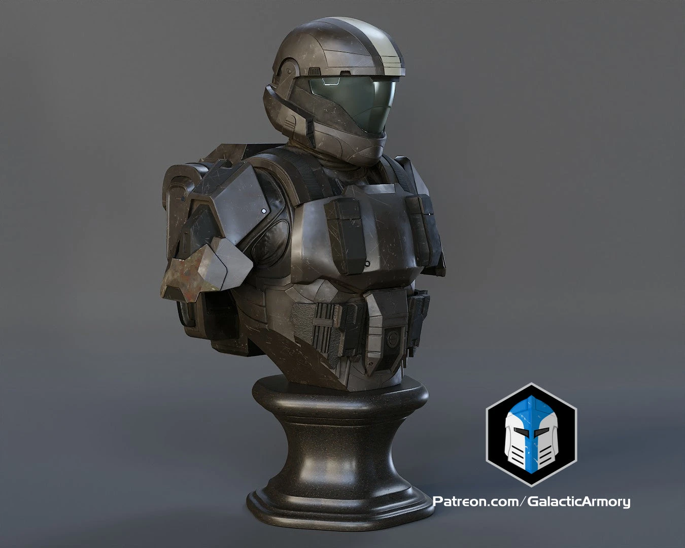 ODST Bust - 3D Print Files 13 ODST Bust - 3D Print Files - Image 11