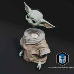 Grogu Figurine - Pose 1 - 3D Print Files -Galacticarmory Store 10250