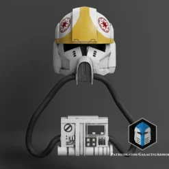 Animated Clone Trooper Pilot Helmet - 3D Print Files -Galacticarmory Store 1AnimatedPilotHelmet