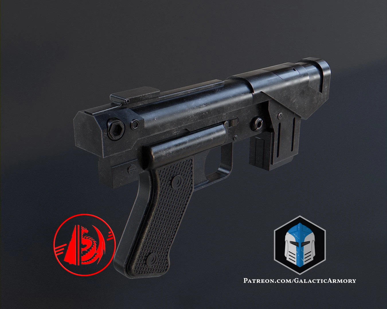 Imperial Mandalorian Commando Blaster - 3D Print Files 7 Imperial Mandalorian Commando Blaster - 3D Print Files - Image 5