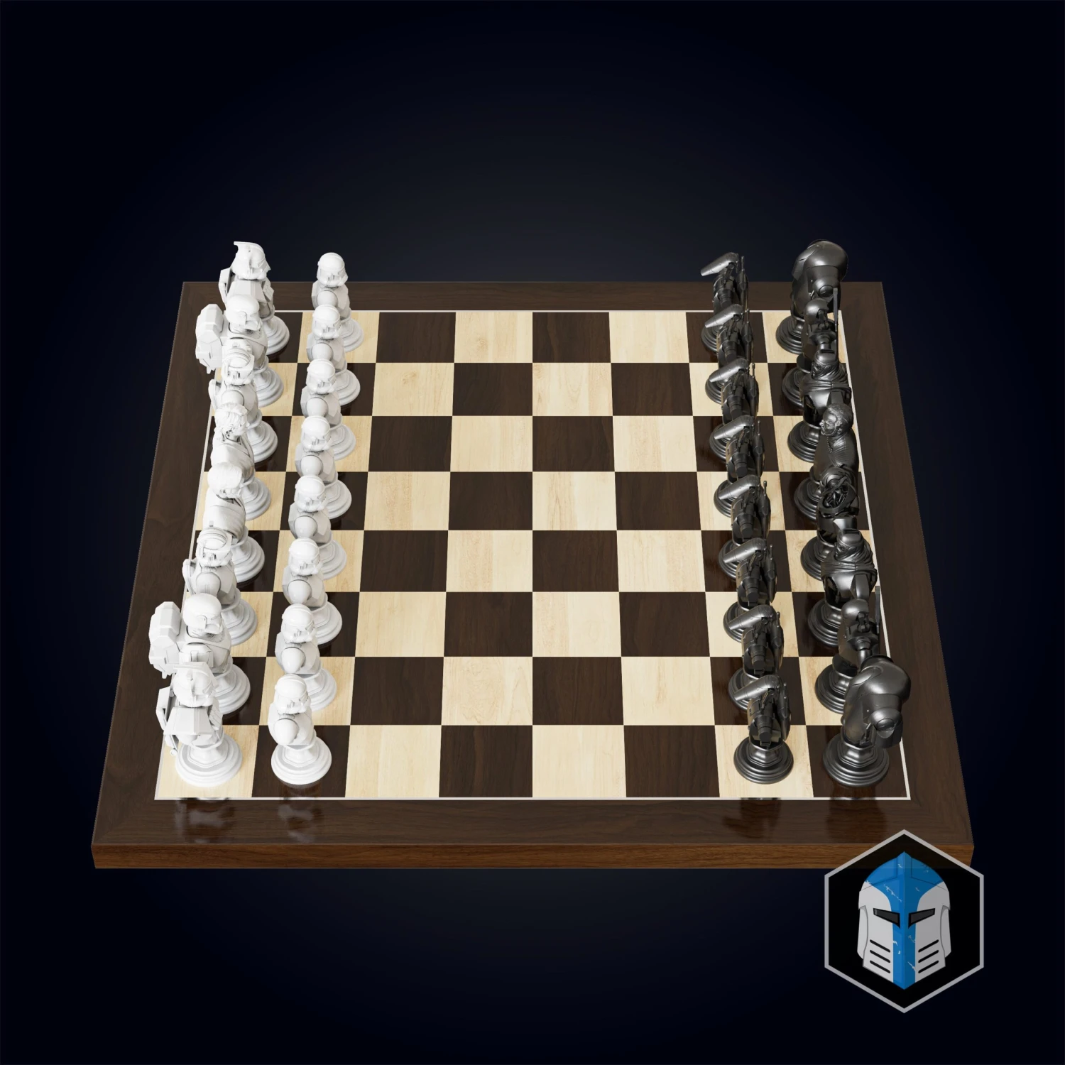 Clone Wars Republic/CIS Chess Set - 3D Print Files 4 Clone Wars Republic/CIS Chess Set - 3D Print Files - Image 2