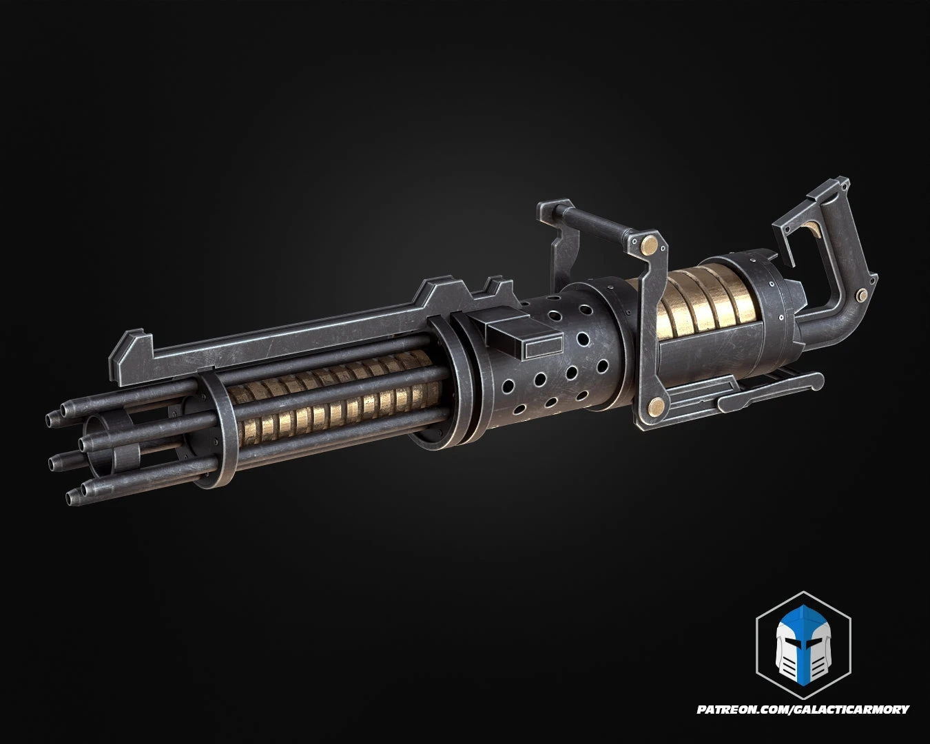 Z-6 Rotary Cannon - 3D Print Files 11 Z-6 Rotary Cannon - 3D Print Files - Image 9