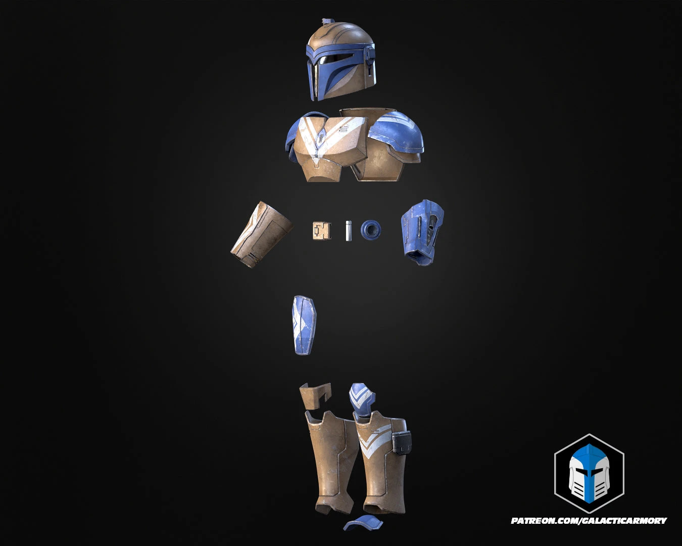 Mando Loyalty Helmet And Armor - 3D Print Files 8 Mando Loyalty Helmet And Armor - 3D Print Files - Image 6