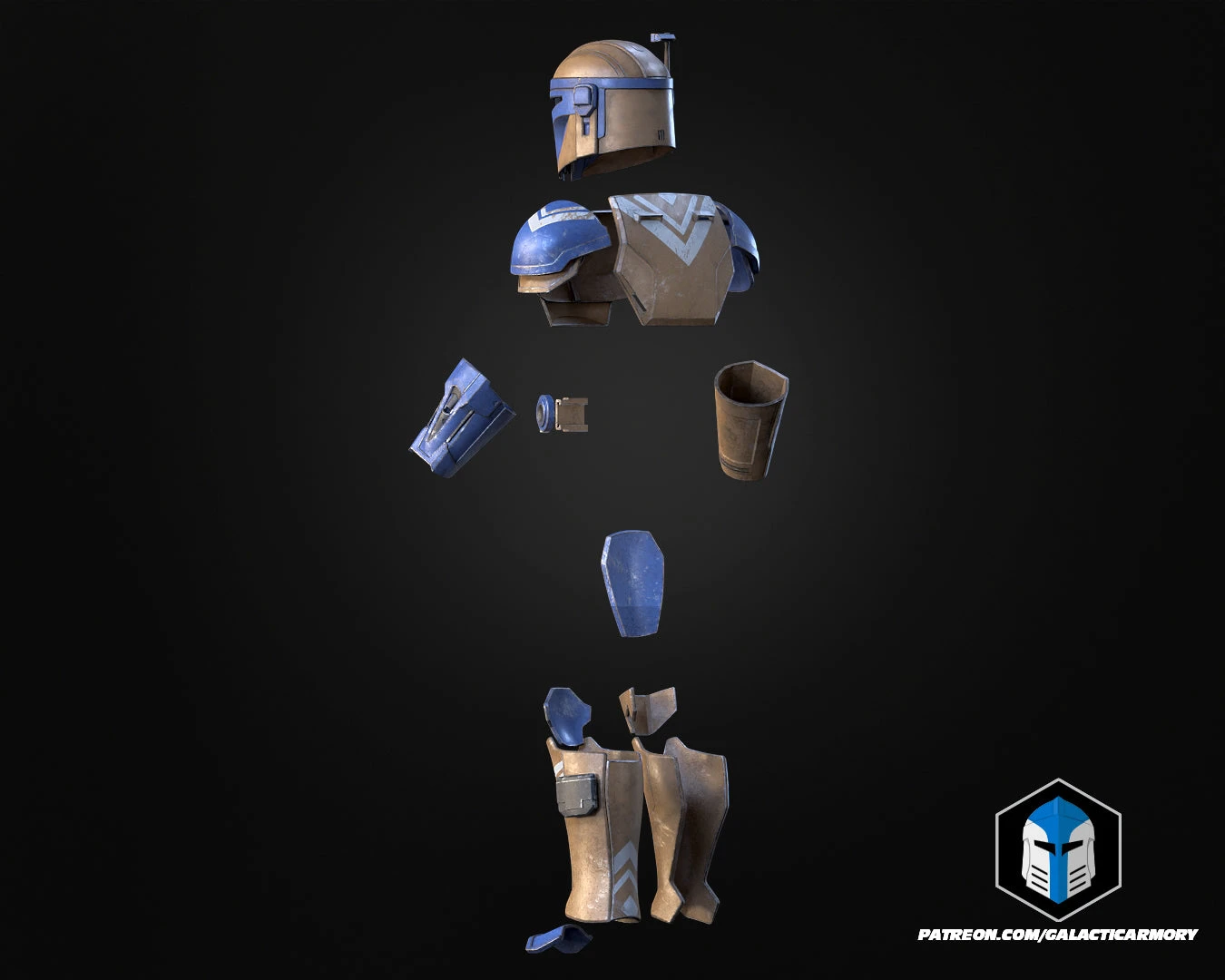 Mando Loyalty Helmet And Armor - 3D Print Files 10 Mando Loyalty Helmet And Armor - 3D Print Files - Image 8