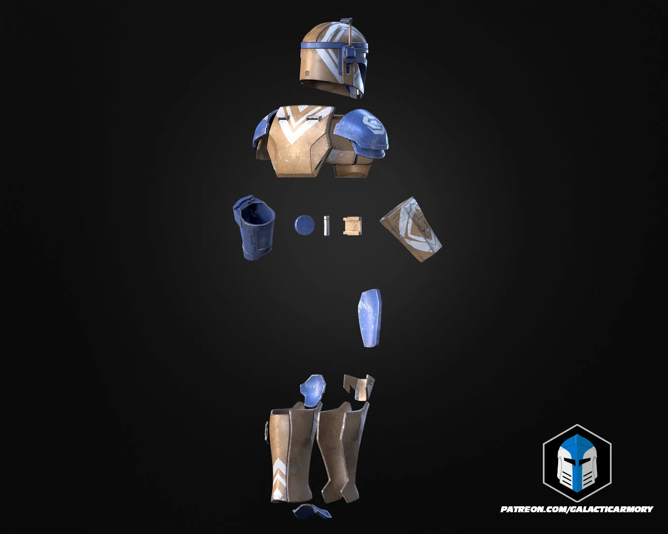 Mando Loyalty Helmet And Armor - 3D Print Files 12 Mando Loyalty Helmet And Armor - 3D Print Files - Image 10