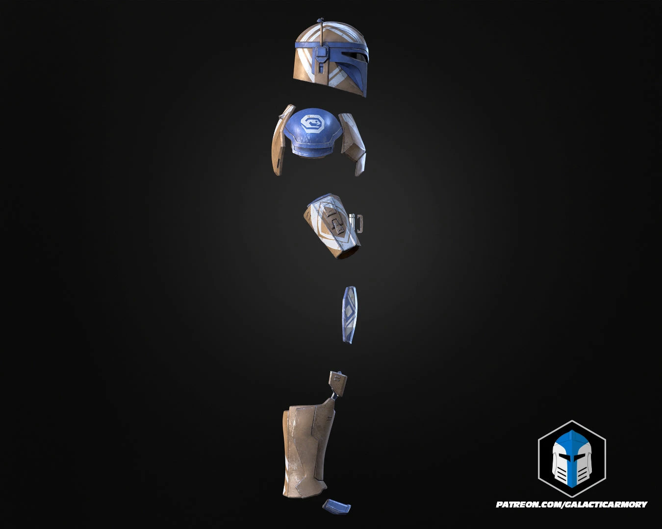 Mando Loyalty Helmet And Armor - 3D Print Files 13 Mando Loyalty Helmet And Armor - 3D Print Files - Image 11