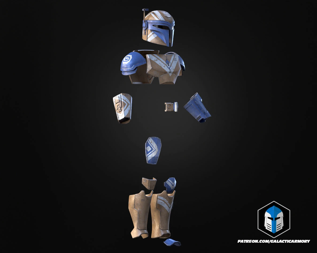 Mando Loyalty Helmet And Armor - 3D Print Files 7 Mando Loyalty Helmet And Armor - 3D Print Files - Image 5