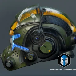 Jack Cooper Titanfall Helmet - 3D Print Files -Galacticarmory Store 1i0002