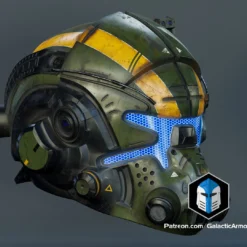 Jack Cooper Titanfall Helmet - 3D Print Files -Galacticarmory Store 1i0007