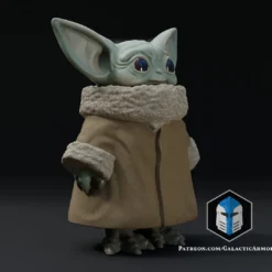 Standing Grogu - Arms At Side - 3D Print Files -Galacticarmory Store 20007 1