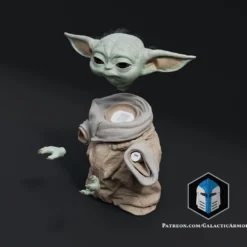 Grogu Figurine - Pose 2 - 3D Print Files -Galacticarmory Store 20250