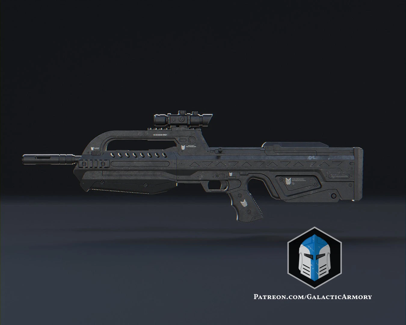 Infinite Battle Rifle - 3D Print Files 7 Infinite Battle Rifle - 3D Print Files - Image 5