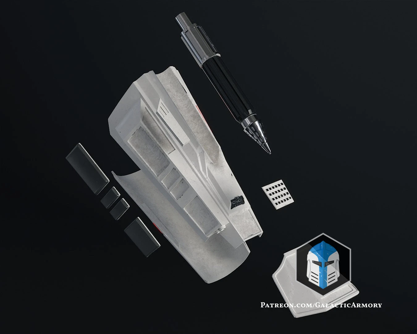 Imperial Mandalorian Commando Armor - 3D Print Files 6 Imperial Mandalorian Commando Armor - 3D Print Files - Image 4