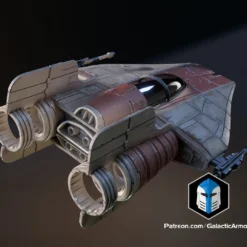 Tea Light A-Wing - 3D Print Files -Galacticarmory Store 2 15